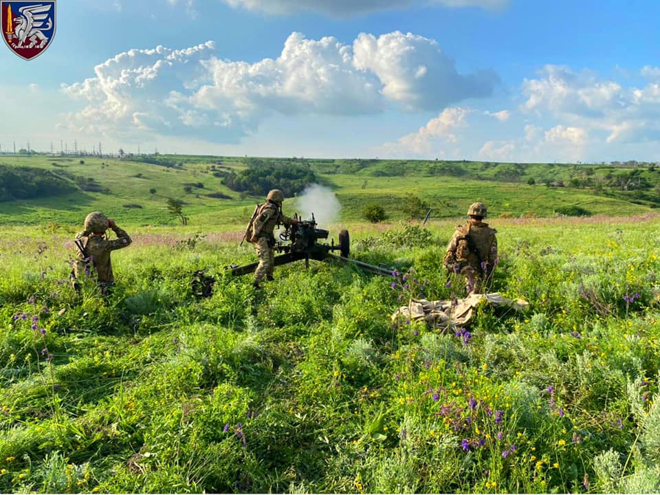 Артилеристи-десантники закріплюють власні уміння та навички на практиці