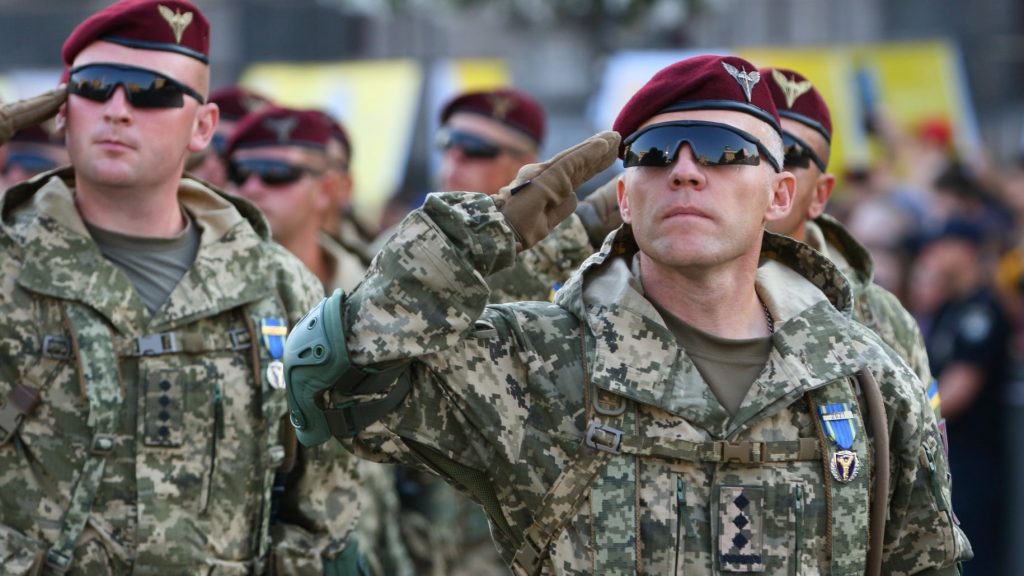 ВОЇНИ-ДЕСАНТНИКИ ВЗЯЛИ УЧАСТЬ У МАСШТАБНОМУ СВЯТКОВОМУ ПАРАДІ ВІЙСЬК З НАГОДИ 30-Ї РІЧНИЦІ НЕЗАЛЕЖНОСТІ УКРАЇНИ