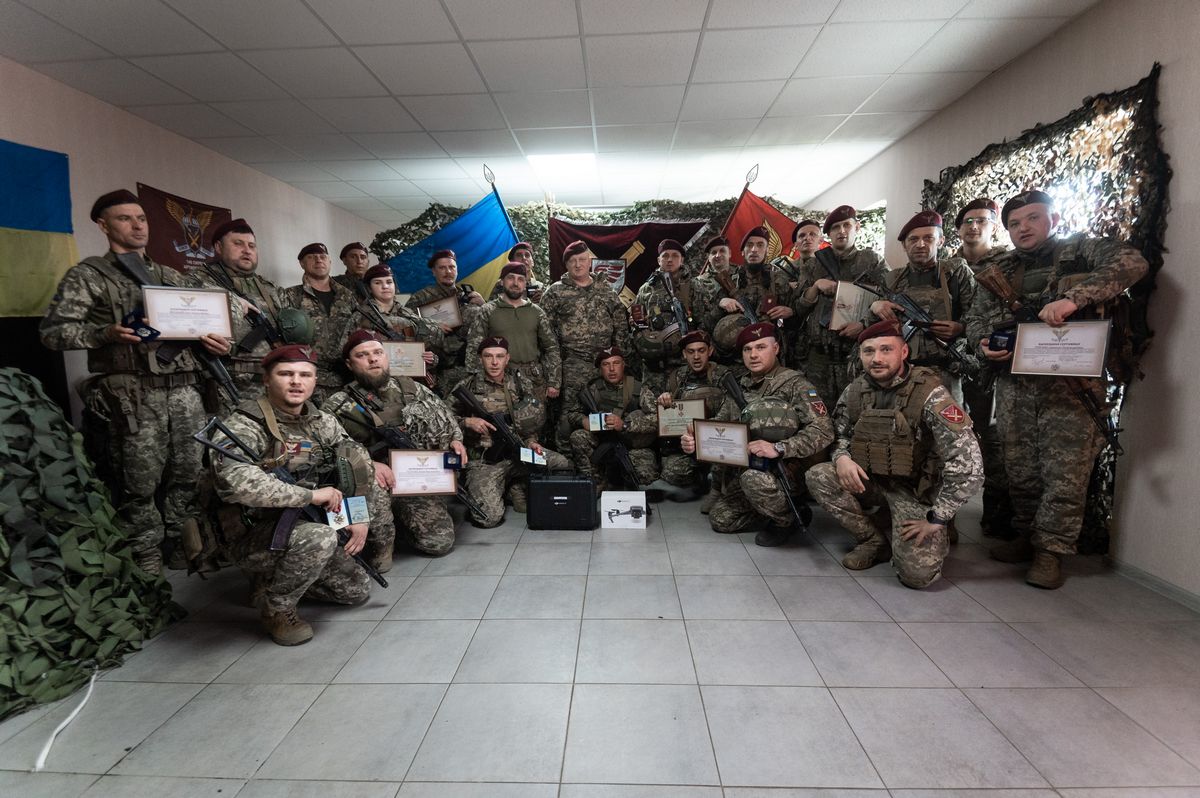 Артилеристи ДШВ отримали Державні нагороди та відомчі відзнаки з нагоди першої річниці від дня створення військової частини