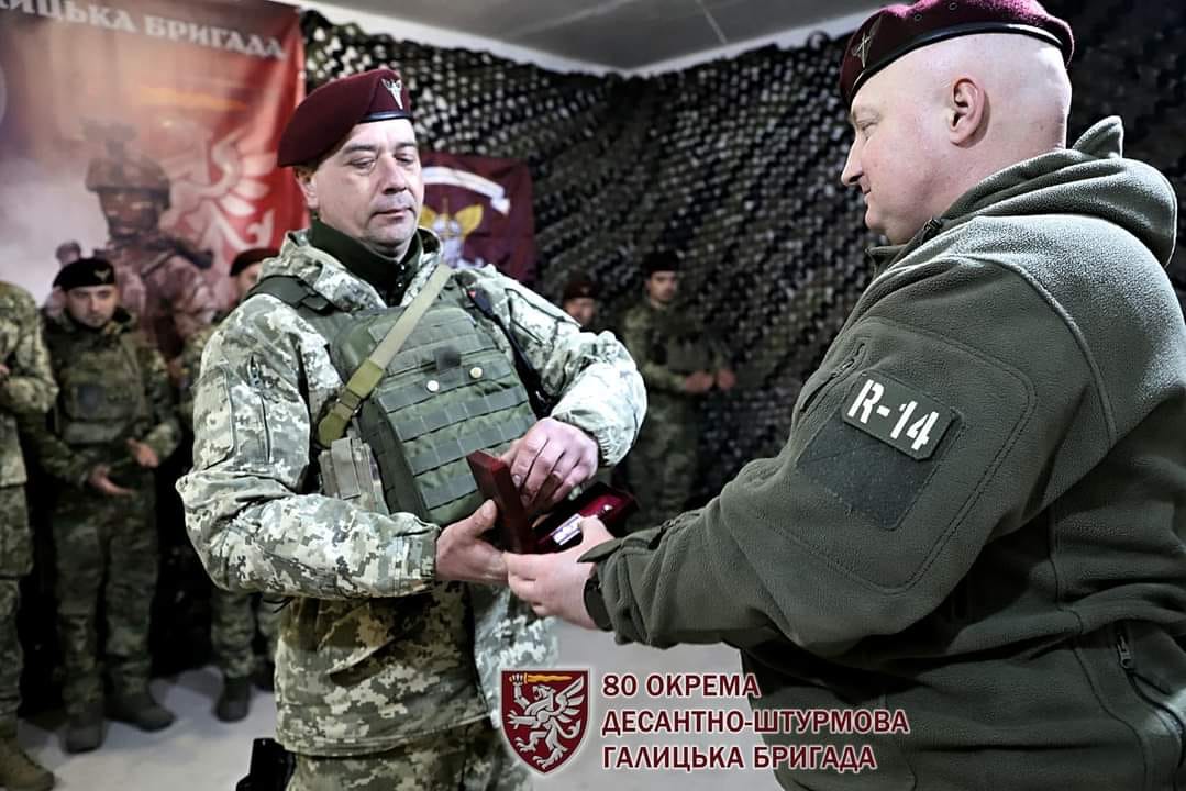 Галицьким десантникам вручили Державні нагороди та відомчі відзнаки