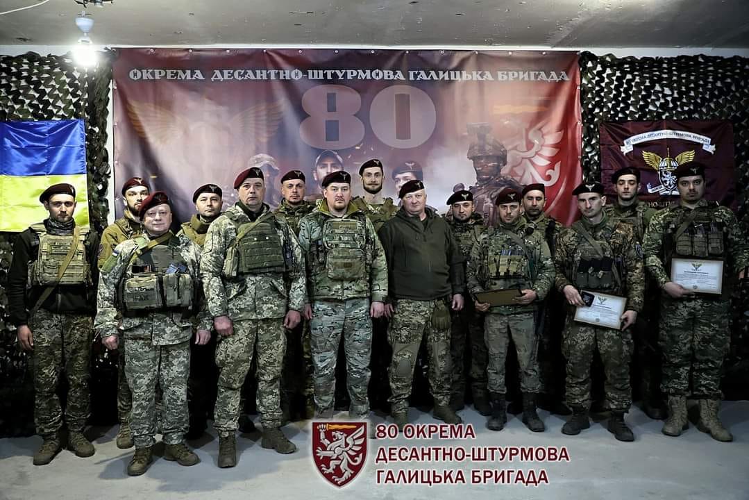 Галицьким десантникам вручили Державні нагороди та відомчі відзнаки