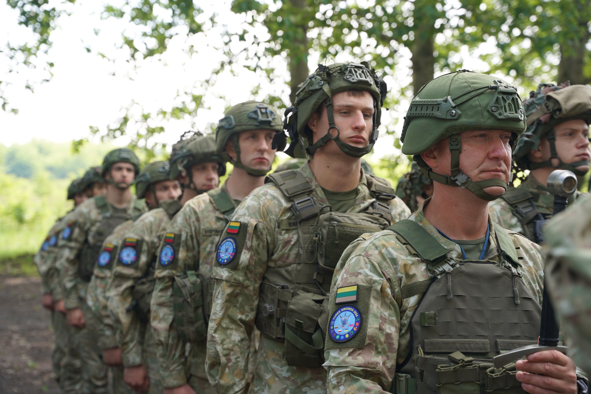 Військовослужбовців ДШВ ЗС України беруть участь у багатонаціональному навчанні ЛИТПОЛУКРБРИГ “ТРИ МЕЧІ 24”