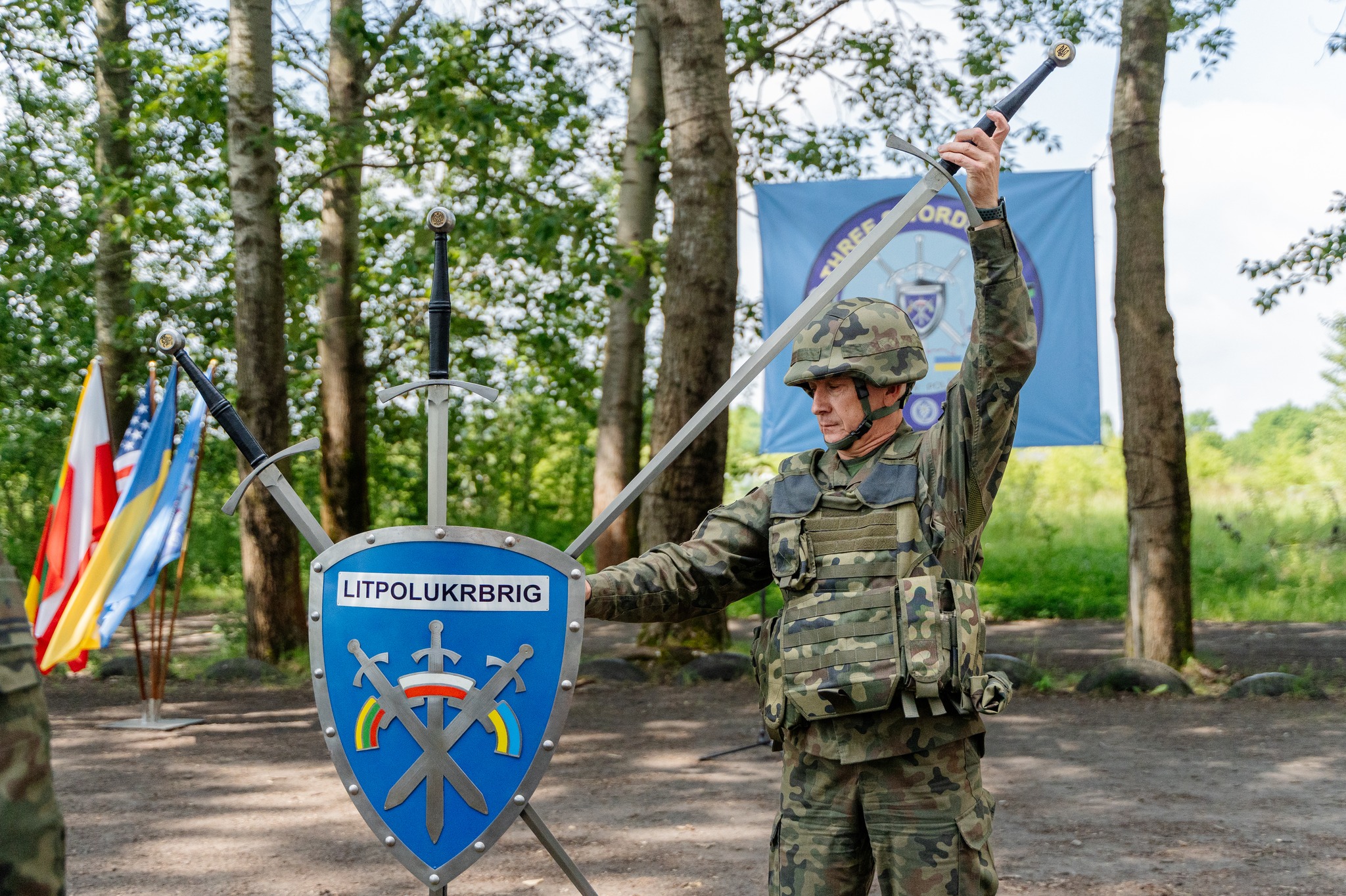 Військовослужбовців ДШВ ЗС України беруть участь у багатонаціональному навчанні ЛИТПОЛУКРБРИГ “ТРИ МЕЧІ 24”