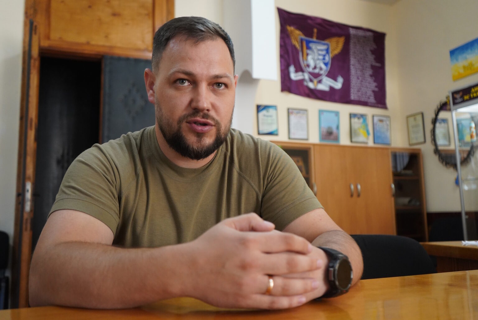 Комбриг новоствореної 147-ї артилерійської бригади Віктор Довгаль