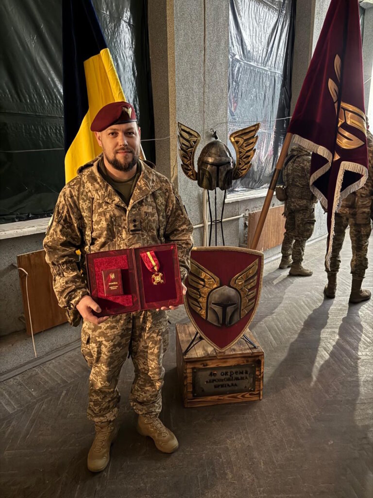 Комбриг новоствореної 147-ї артилерійської бригади Віктор Довгаль