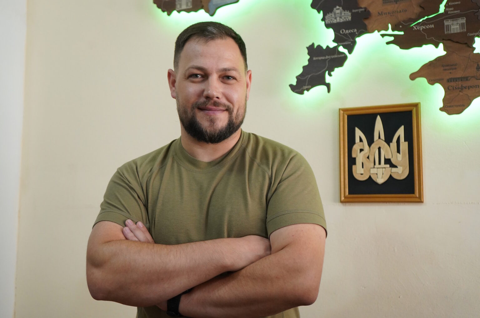 Комбриг новоствореної 147-ї артилерійської бригади Віктор Довгаль