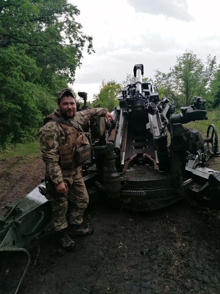 Комбриг новоствореної 147-ї артилерійської бригади Віктор Довгаль