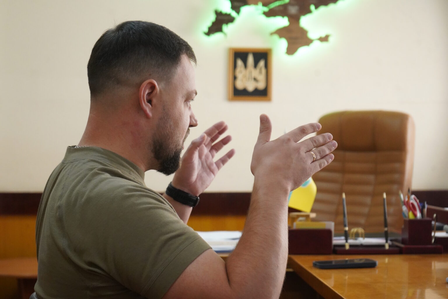 Комбриг новоствореної 147-ї артилерійської бригади Віктор Довгаль