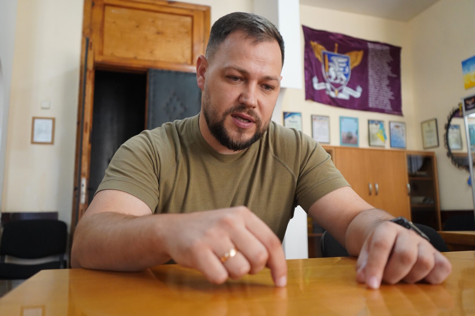 Комбриг новоствореної 147-ї артилерійської бригади Віктор Довгаль