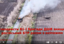 Артилеристи 81-ї бригади ДШВ знищили російський БТР з екіпажем